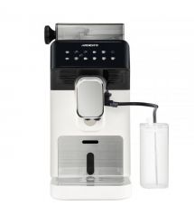 ARDESTO Кофемашина, 2л, зерно, автомат.капуч, дисплей, авторецептов -9, бело-черный