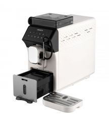 ARDESTO Кофемашина, 2л, зерно, автомат.капуч, дисплей, авторецептов -9, бело-черный