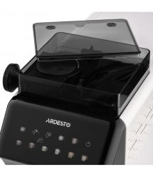 ARDESTO Кофемашина, 2л, зерно, автомат.капуч, дисплей, авторецептов -9, бело-черный