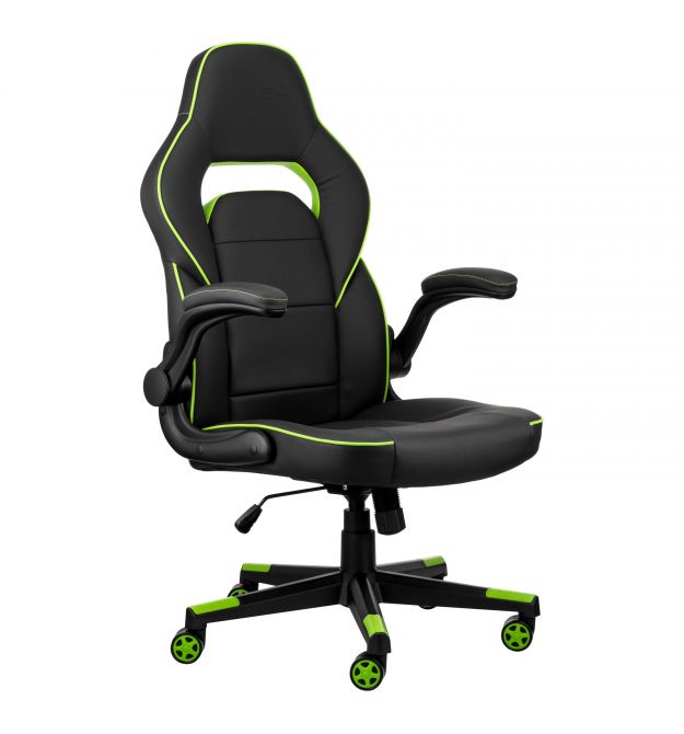 2E Gaming Игровое кресло HEBI Black/Green