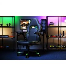 2E Gaming Игровое кресло HEBI Black/Green