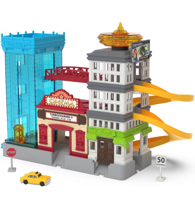 DRIVEN Игровой набор Pocket series Большой город 7эл