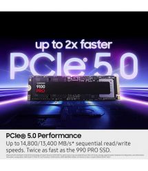 Samsung Накопитель SSD Samsung M.2 4TB PCIe 5.0 9100PRO