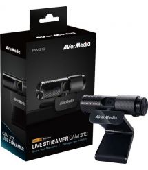 AVerMedia Вебкамера PW313 FullHD, 30fps, fixed focus, чёрний