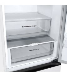 LG Холодильник с нижн. мороз., холод.отд.-277л, мороз.отд.-107л, 2дв., А++, инв., зона св-ти, белый