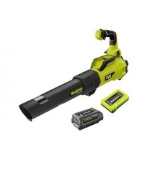 Ryobi Воздуходув садовый аккумуляторный Max Power RY36BLXA-140P 36В 1х4А·ч ЗУ 176км/ч 3.5кг