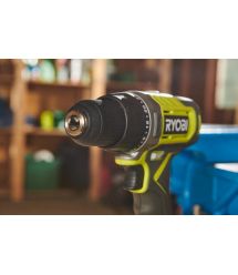Ryobi Шуруповерт-дрель аккумуляторный ONE+ RDD18-1C20S 18В 1х2А·ч ЗУ 52Нм 450·1750об·мин 1.1кг сумка