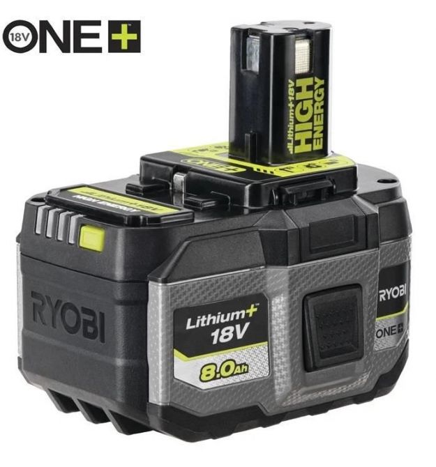 Ryobi Аккумулятор ONE+ RB1880T High Energy Lithium+ 18В 8А·ч 1.3кг