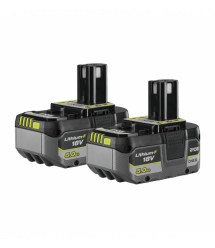 Ryobi Набор аккумуляторов ONE+ RB1850X2 Lithium+ 18В 2х5А·ч