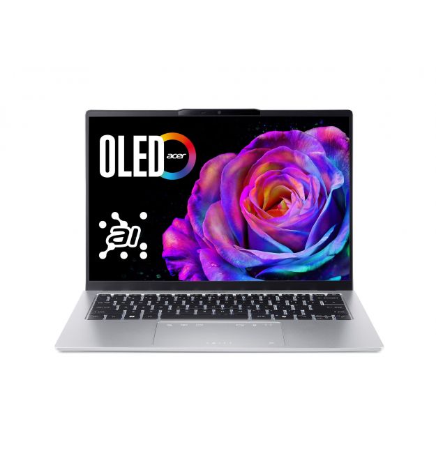 Acer Ноутбук Swift Go 14 SFG14-74 14" WUXGA OLED, Intel U5-225H, 16GB, F512GB, UMA, Win11, серебристый