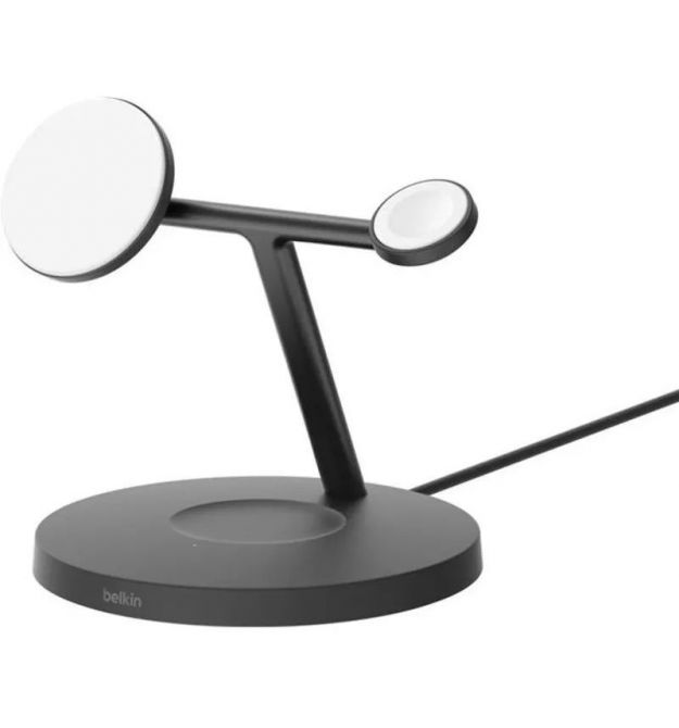 Belkin Беспроводное зарядное устройство 3in1 Magnetic Pad Qi2 15Вт, черный
