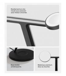 Belkin Беспроводное зарядное устройство 3in1 Magnetic Pad Qi2 15Вт, черный