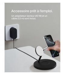Belkin Беспроводное зарядное устройство 3in1 Magnetic Pad Qi2 15Вт, черный