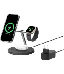 Belkin Беспроводное зарядное устройство 3in1 Magnetic Pad Qi2 15Вт, черный