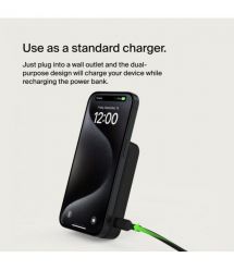 Belkin Портативное зарядное устройство Power Bank 10000мАч, MagSafe Wireless, черный
