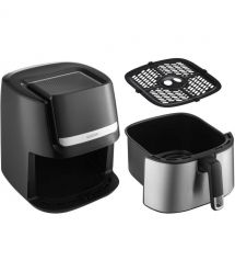 Sencor Мультипечь Vita, 1600Вт, чаша-6.5л, сенсорное управл., 10 программ, нерж. сталь, пластик, черный