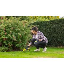 Ryobi Ножницы аккумуляторные для травы RY18GSA-0, 18В ONE+, с насадкой кусторез 20см (без АКБ и ЗУ)