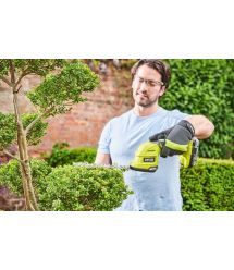 Ryobi Ножницы аккумуляторные для травы RY18GSA-0, 18В ONE+, с насадкой кусторез 20см (без АКБ и ЗУ)