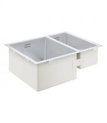 Grohe Мойка кухонная K700U нерж. сталь, прямоуг., без крыла, 595х450х200мм, чаша - 2, врезная, нерж
