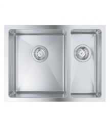 Grohe Мойка кухонная K700U нерж. сталь, прямоуг., без крыла, 595х450х200мм, чаша - 2, врезная, нерж