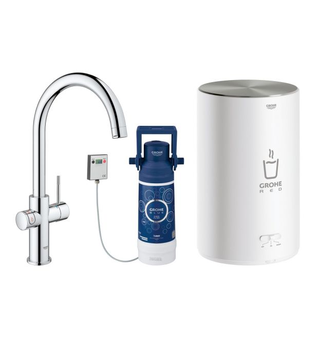 Grohe Комплект смесителя для кухни Red Duo и бойлерная система M размера