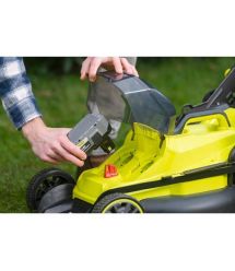 Ryobi Газонокосилка аккумуляторная ONE+ RY18LMX40B-0 18В 40см 40л 25-70мм 18.2кг без АКБ и ЗУ