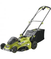 Ryobi Газонокосарка акумуляторна RLM36X46H50PG, MAX POWER 36В, 1х5Аг, 46см, 45л, 20-70мм, функционал Power-Assist, 17.8кг