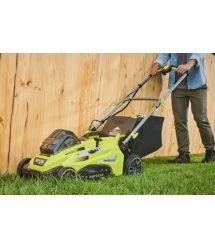Ryobi Газонокосарка акумуляторна RLM36X46H50PG, MAX POWER 36В, 1х5Аг, 46см, 45л, 20-70мм, функционал Power-Assist, 17.8кг