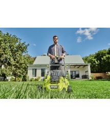 Ryobi Газонокосарка акумуляторна RLM36X46H50PG, MAX POWER 36В, 1х5Аг, 46см, 45л, 20-70мм, функционал Power-Assist, 17.8кг