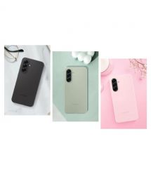 Samsung Чехол для Galaxy A56 (A566), Silicone Case, зеленый