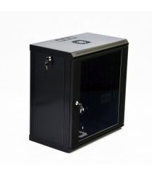 Шафа 12U, 600x350x640мм (Ш*Г*В), економ, акрилове скло, чорна