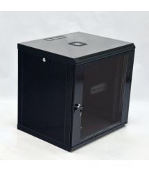 Шкаф 12U, 600х600х640 мм (Ш*Г*В), акриловое стекло, черный