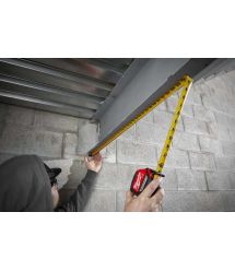 Milwaukee Рулетка Premium, 5мх27мм, с фиксатором сматывания, АБС-пластик, магнит