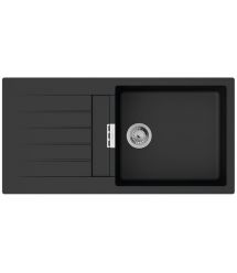 Hansgrohe Набор для кухни, гранитная мойка S520-F480 + смес. Focus M41, дозатор A41, черный графит-черный матовый
