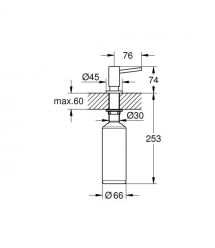 Grohe Набор для кухни K700U стальная мойка 31574DL1 + смес. 30274DL0 + дозатор 40535DL0, матовый теплый закат