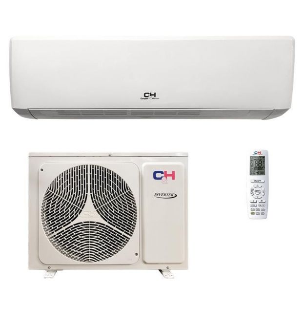 Cooper&Hunter Кондиционер Vital Inverter CH-S24FTXF2-NG, 70 м2, инвертор, A++/A+, до -15°С, Wi-Fi, R32, белый