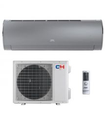 Cooper&Hunter Кондиционер Daytona CH-S09FTXD2-SC, 25 м2, инвертор, A++/A+++, до -25°С, Wi-Fi, R32, серебристый