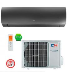 Cooper&Hunter Кондиционер Daytona CH-S18FTXD2-BL, 55 м2, инвертор, A++/A+++, до -25°С, Wi-Fi, R32, чёрный