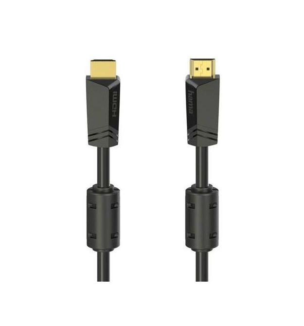 HAMA Кабель HDMI - HDMI 4K Ethernet Gold 10 m Black