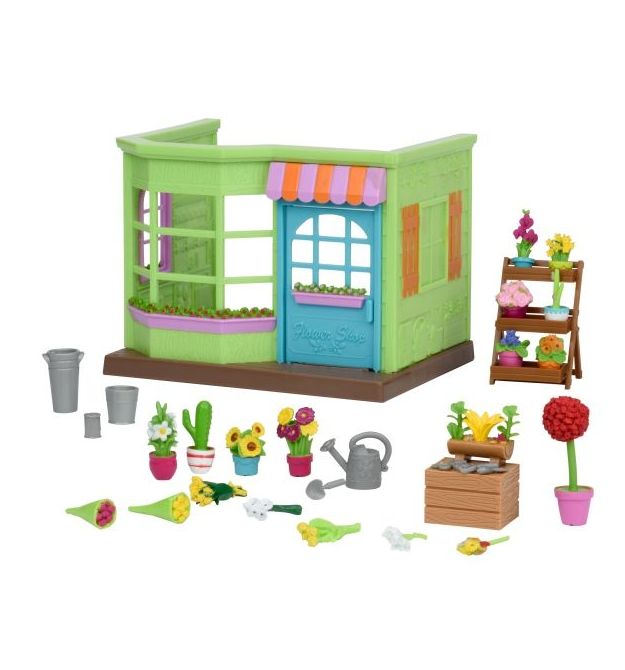 Li`l Woodzeez Игровой набор - Цветочный магазин (маленький)