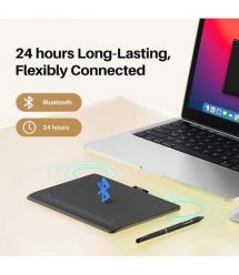 Huion Графический планшет 6.3"x3,9" Inspiroy Frego S, BT, USB-C, черный