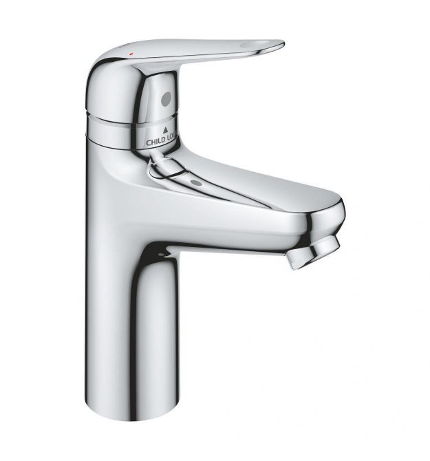 Grohe Смеситель для раковины Swift М дл. излива - 102мм, неповоротный, 1 рычаг, хром