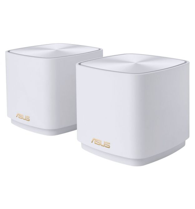 ASUS Маршрутизатор ZenWiFi XD4 2PK PLUS white AX1800 1xGE LAN 1x1GE WAN WPA3 OFDMA MESH
