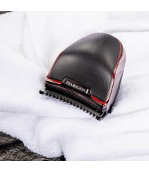 Remington Машинка для стрижки Quickcut Pro, сеть+акум., роторный мотор, насадок-12, титан.напыл., черный