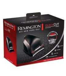 Remington Машинка для стрижки Quickcut Pro, сеть+акум., роторный мотор, насадок-12, титан.напыл., черный