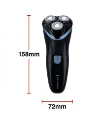 Remington Бритва електр. Style роторная, бритв.головок-3, сух., триммер,USB-C, черно-синий