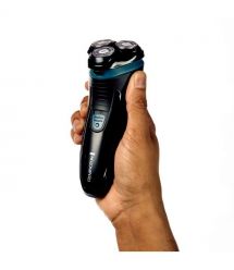 Remington Бритва електр. Style роторная, бритв.головок-3, сух., триммер,USB-C, черно-синий