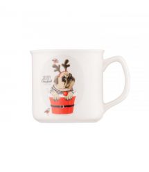ARDESTO Чашка Merry Christmas, 360мл, фарфор