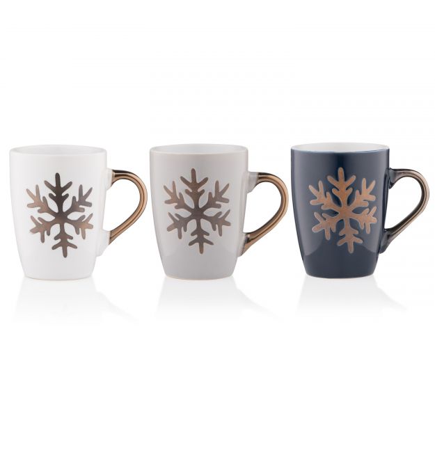 ARDESTO Чашка Snowflake, 320мл, керамика, в ассортименте