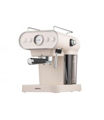 ARDESTO Кофеварка рожковая Vintage Dream 1.2л, молотый, ручной капучинатор, подогрев чашек, бежевый